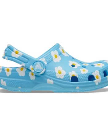 Saboti Crocs Classic Toddler Daisy Clog Multicolor - Tinted Glass