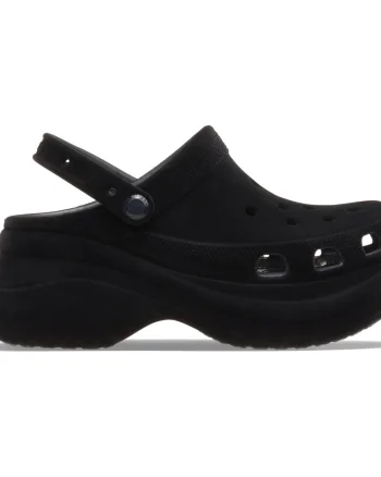 Saboti Crocs Classic Bae Velvet Clog Negru - Black