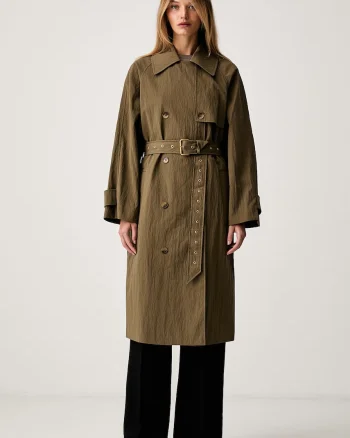 MICHAEL Michael Kors trenci pentru femei cu bumbac