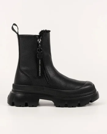 Karl Lagerfeld botine pentru femei din piele Trekka Max