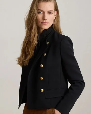 Lauren Ralph Lauren sacou cu două rânduri de nasturi pentru femei