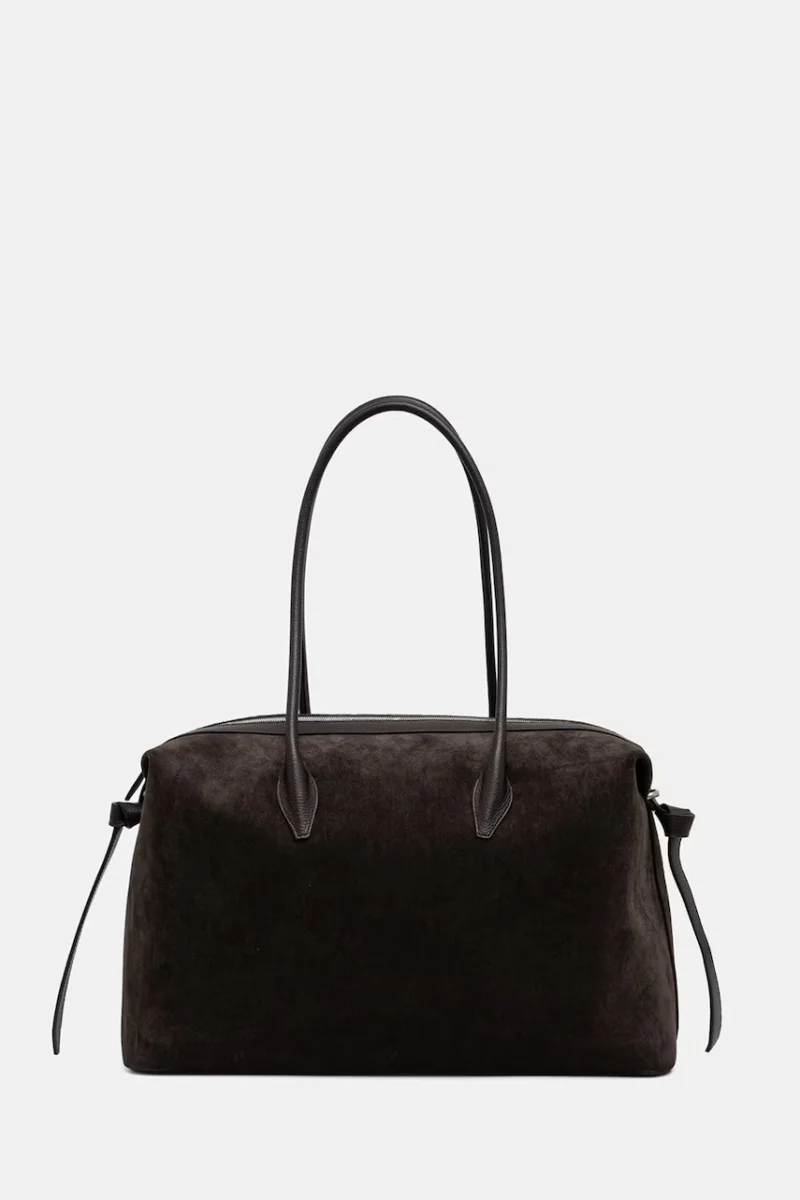 Yuzefi tote bag pentru femei din piele întoarsă LARGE BRIOCHE DUFFLE