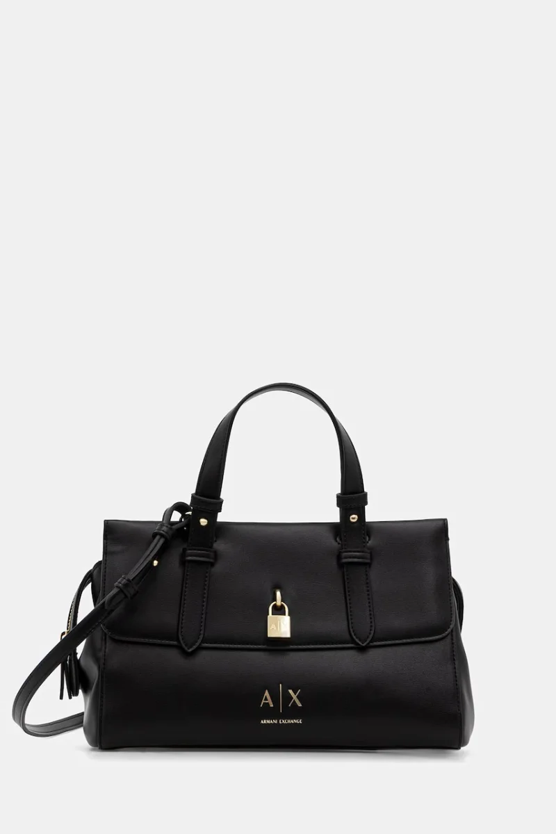 Armani Exchange geantă crossbody pentru femei cu imitație de piele
