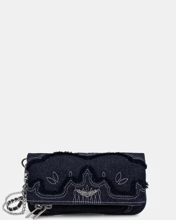 Zadig&Voltaire geantă crossbody pentru femei din denim