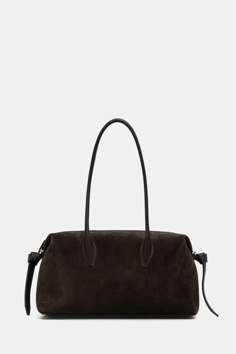Yuzefi tote bag pentru femei din piele întoarsă BRIOCHE DUFFLE