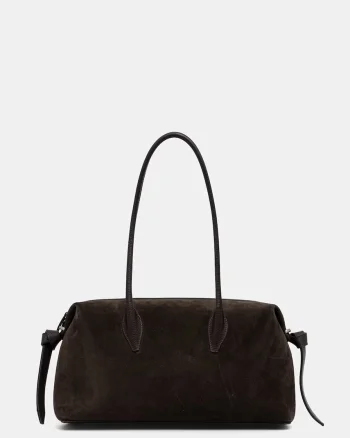 Yuzefi tote bag pentru femei din piele întoarsă BRIOCHE DUFFLE