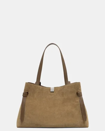 Yuzefi tote bag pentru femei din piele întoarsă GYOZA
