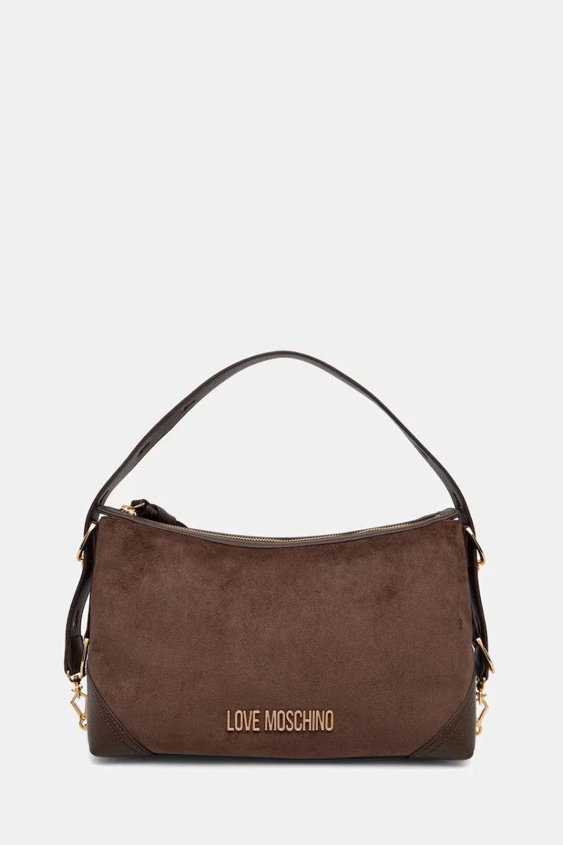 Love Moschino hobo bag pentru femei cu imitație de piele întoarsă