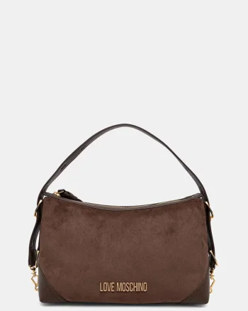Love Moschino hobo bag pentru femei cu imitație de piele întoarsă
