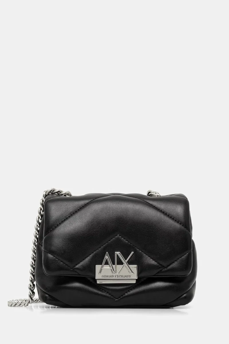Armani Exchange geantă crossbody pentru femei cu imitație de piele