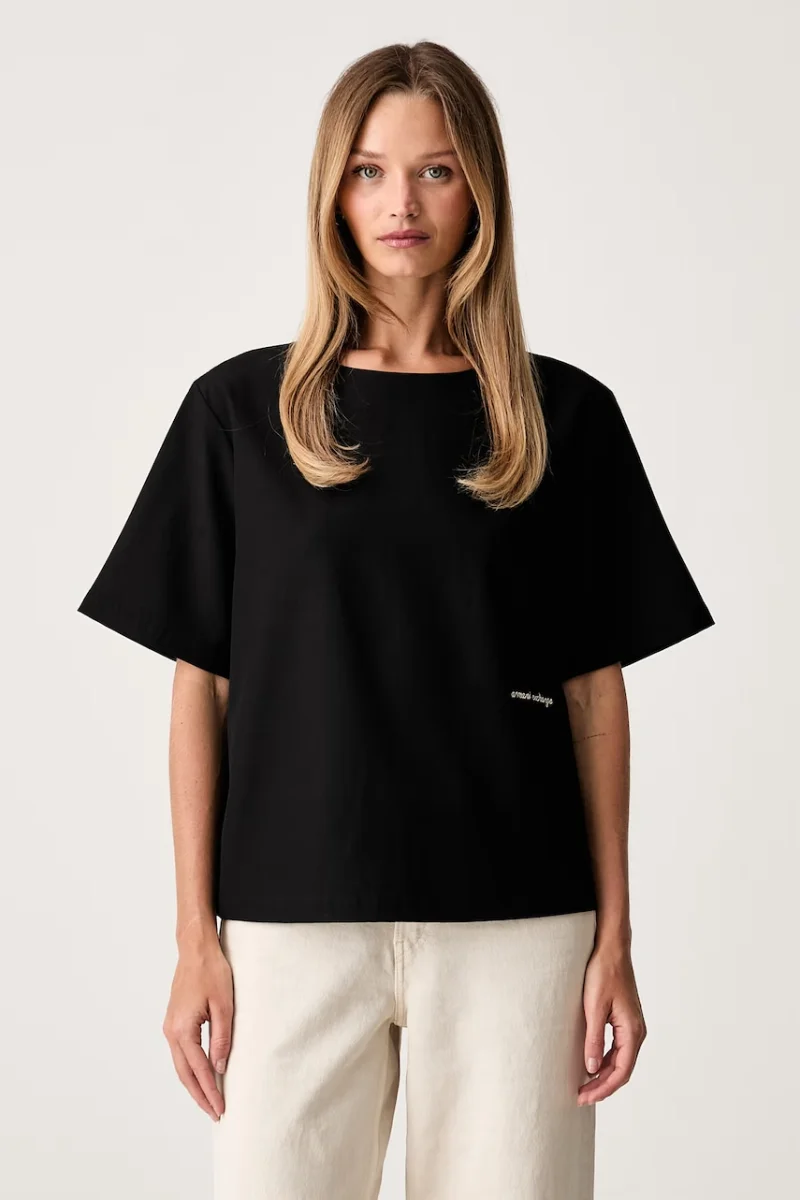 Armani Exchange bluză pentru femei cu amestec de lână