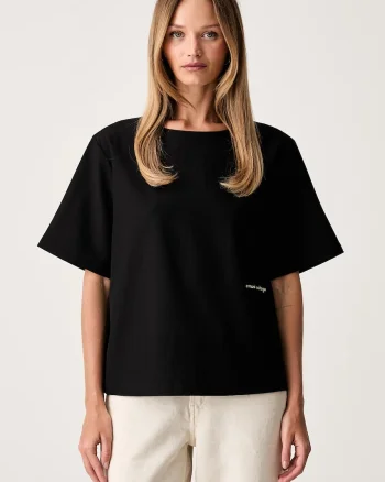 Armani Exchange bluză pentru femei cu amestec de lână