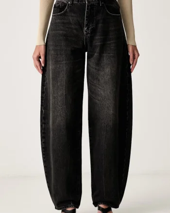 Armani Exchange blugi barrel pentru femei