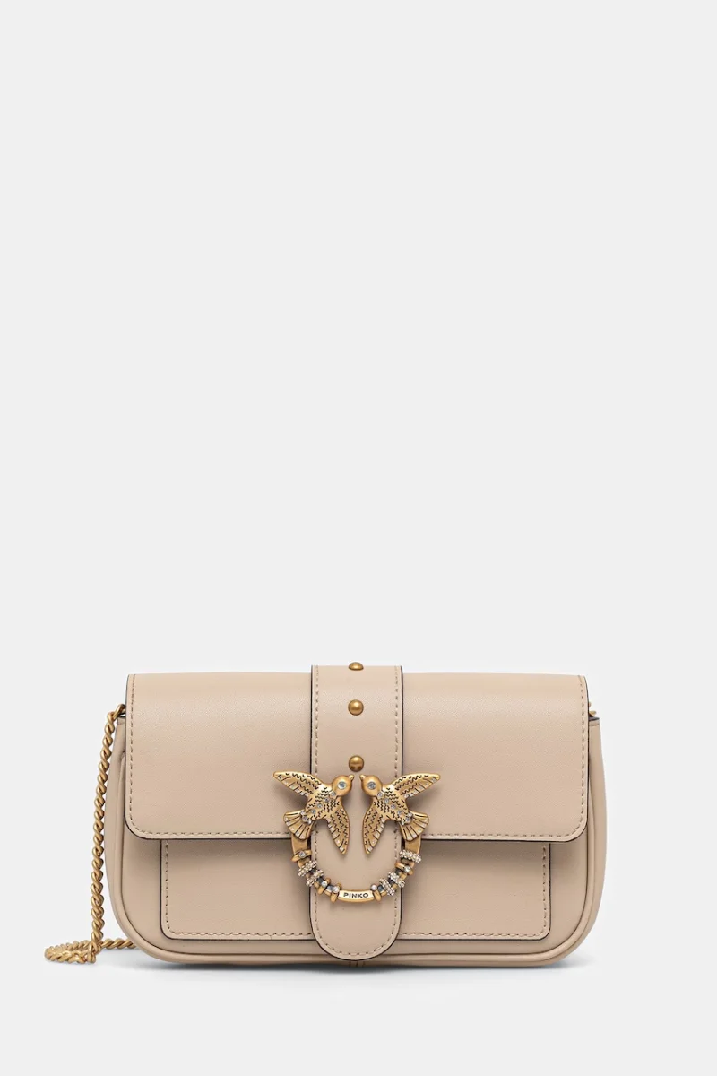 Pinko geantă crossbody pentru femei din piele