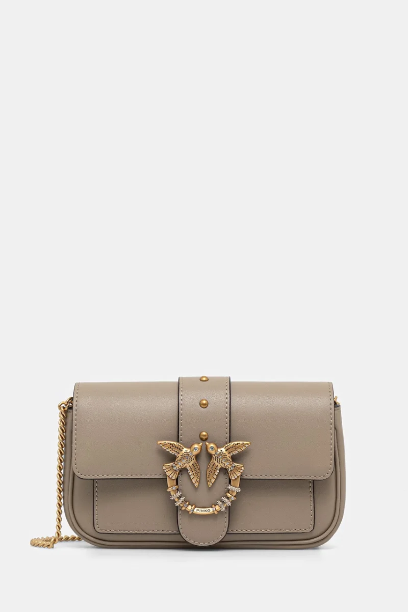 Pinko geantă crossbody pentru femei din piele