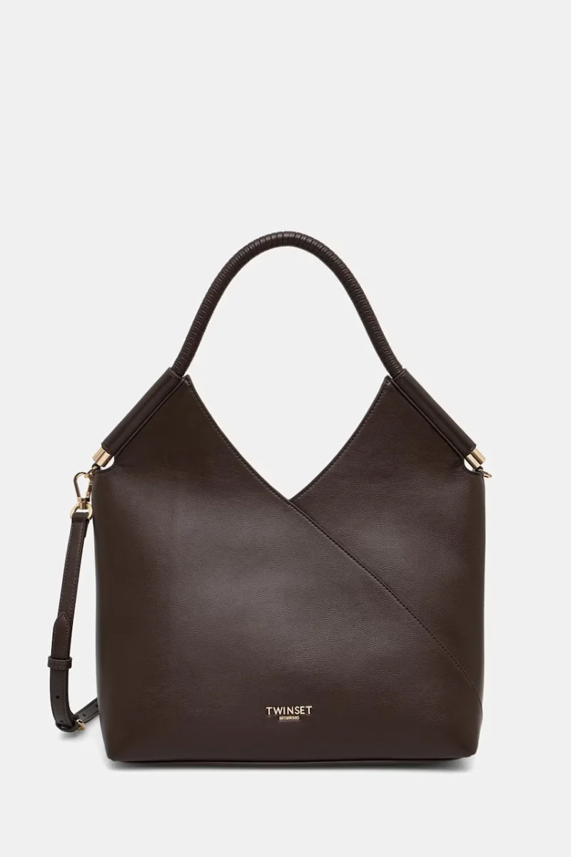 Twinset geantă shopper pentru femei cu imitație de piele