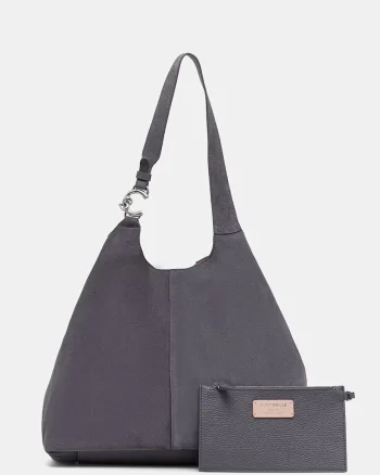 Coccinelle hobo bag pentru femei din piele întoarsă