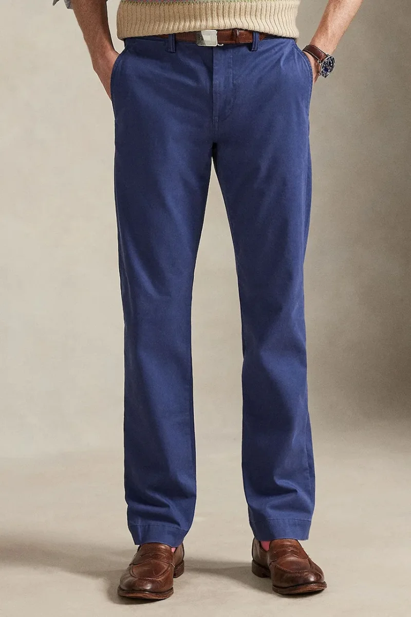 Polo Ralph Lauren pantaloni straight pentru bărbați cu bumbac