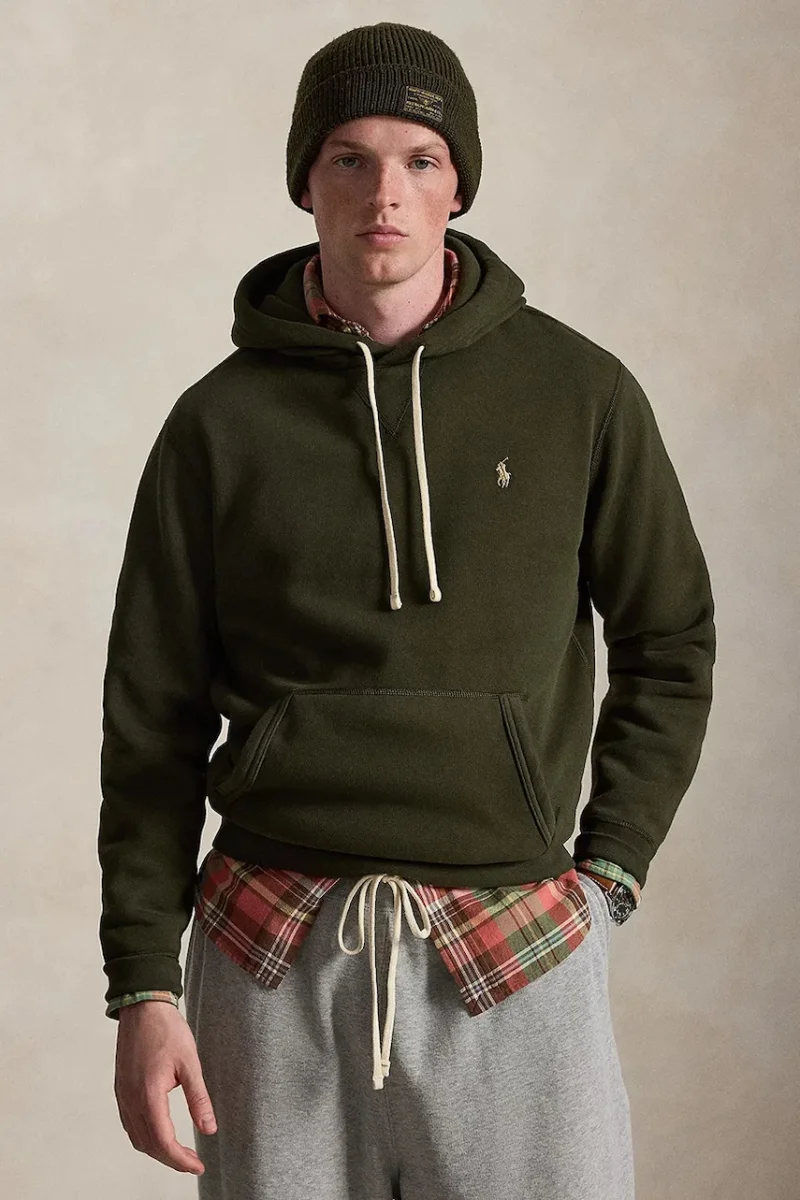 Polo Ralph Lauren hanorac cu glugă pentru bărbați cu bumbac