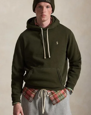 Polo Ralph Lauren hanorac cu glugă pentru bărbați cu bumbac
