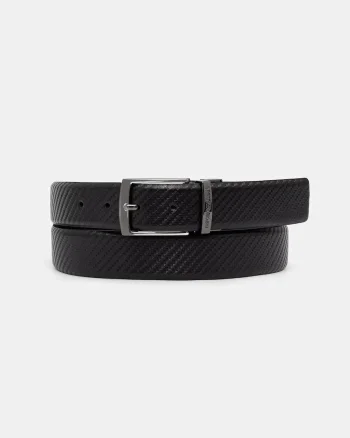 Emporio Armani curea reversibilă pentru bărbați din piele