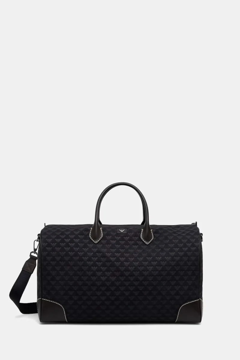 Emporio Armani geantă de călătorie pentru bărbați din piele