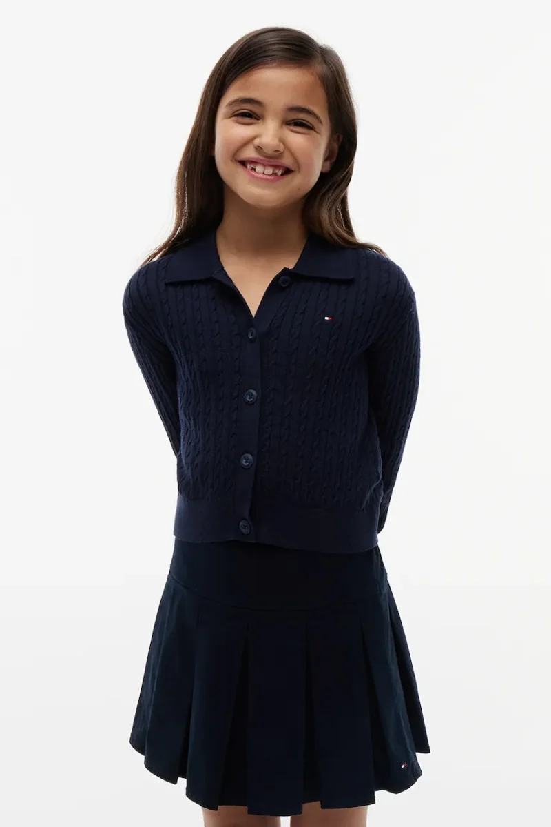 Tommy Hilfiger cardigan pentru copii cu bumbac