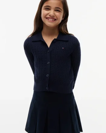 Tommy Hilfiger cardigan pentru copii cu bumbac