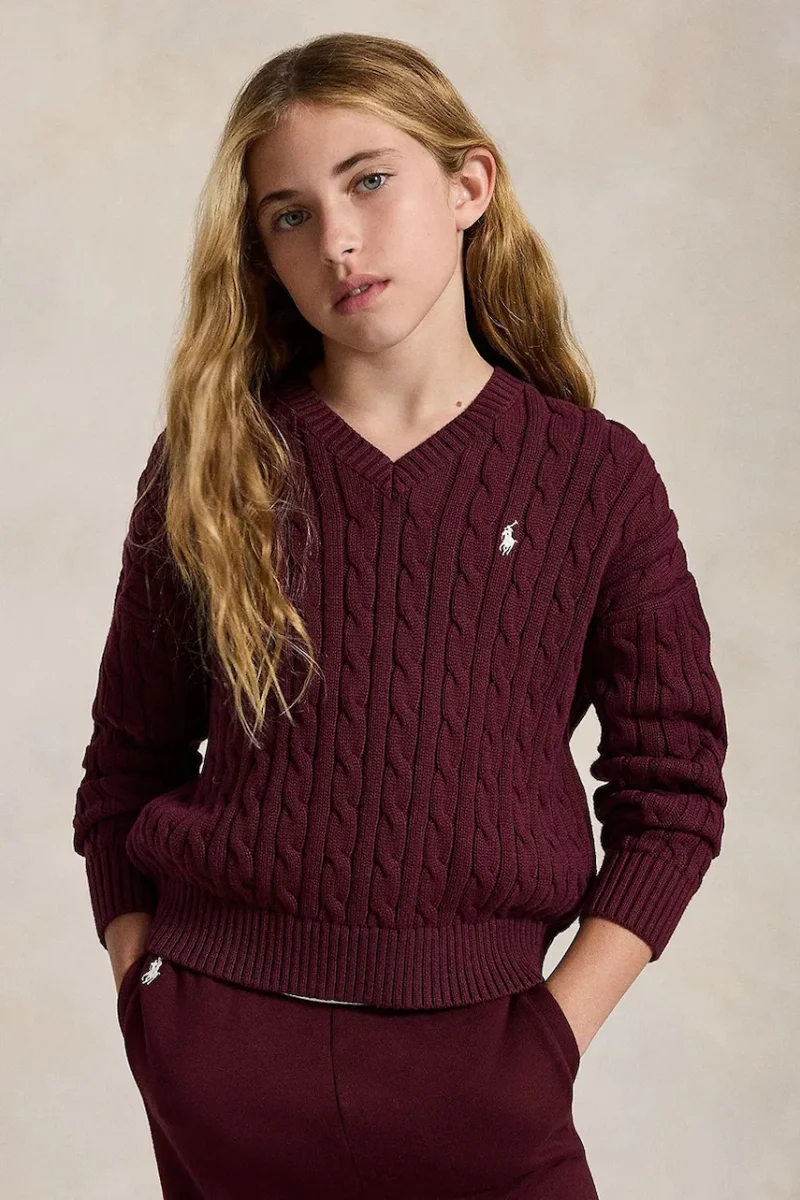 Polo Ralph Lauren pulover pentru copii din bumbac