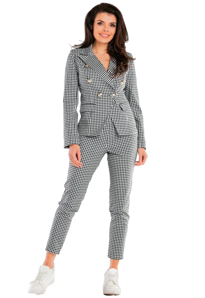 Pantaloni Trei sferturi Carouri A440