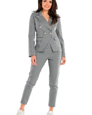 Pantaloni Trei sferturi Carouri A440