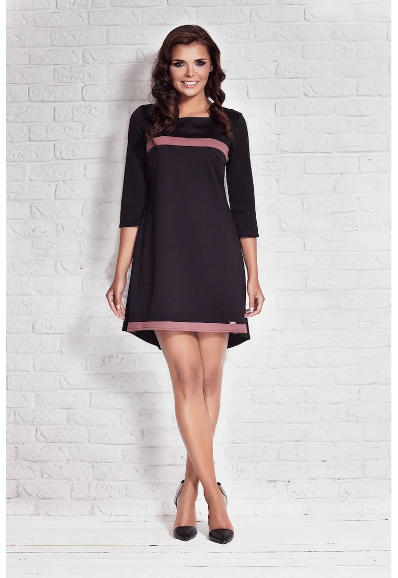 Rochie dama  Poliester, M030 - Neagra -