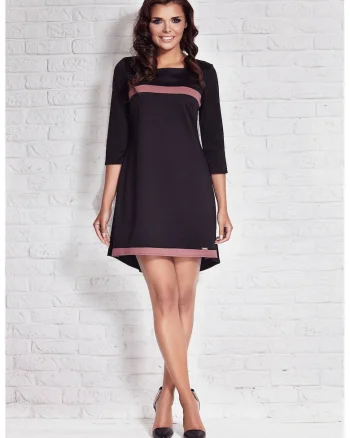Rochie dama  Poliester, M030 - Neagra -