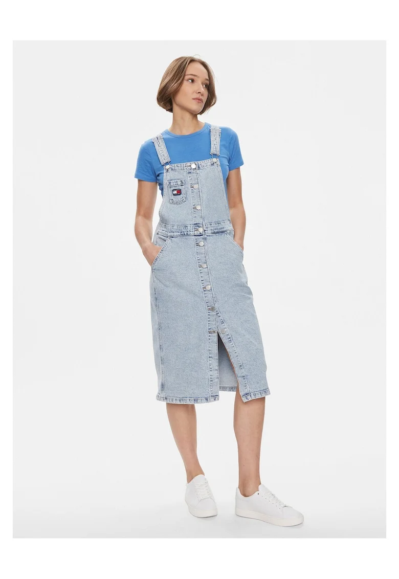 Rochie din denim pentru femei  albastru,