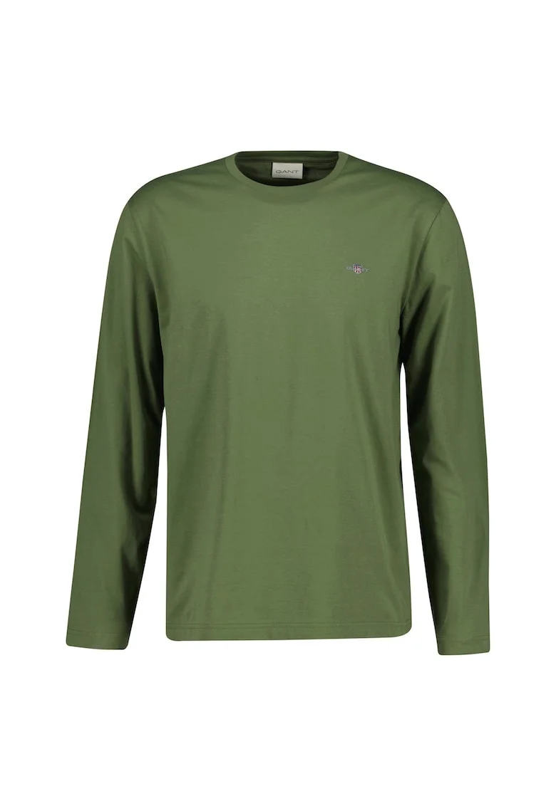 Bluza din bumbac Shield, Kaki