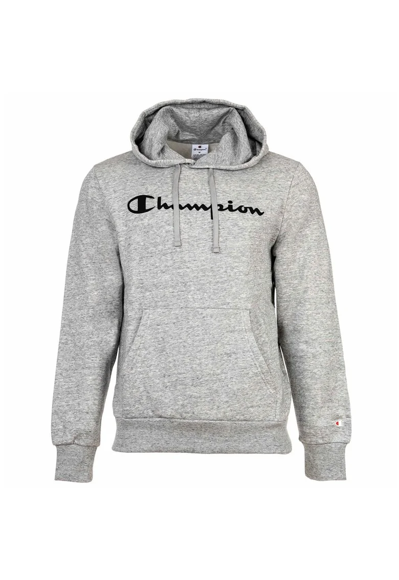 Hanorac regular fit cu logo, Gri deschis