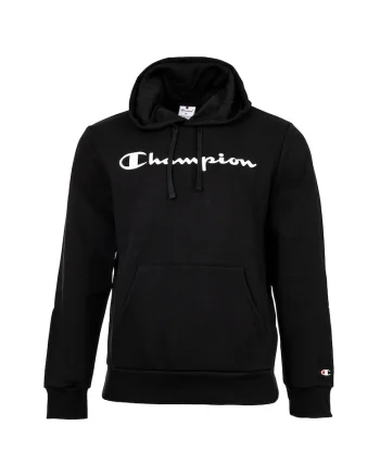 Hanorac regular fit cu logo, Negru