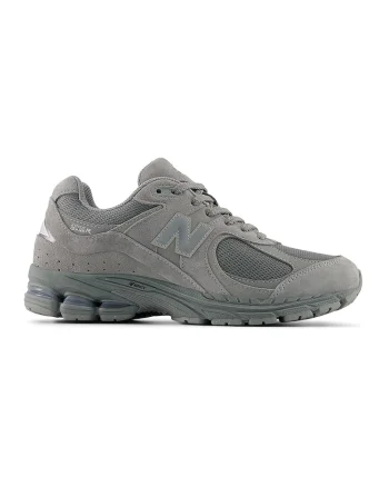 Pantofi sport 2002 din piele intoarsa cu garnituri din material textil, Gri