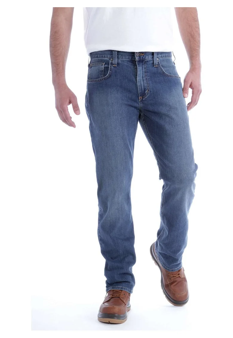 Blugi barbati  Rugged Flex Relaxed, rezistenti la abraziune, flexibilitate ridicata, albastru,