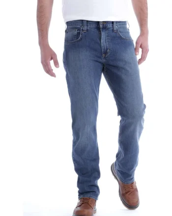 Blugi barbati  Rugged Flex Relaxed, rezistenti la abraziune, flexibilitate ridicata, albastru,