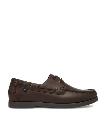 Pantofi barbatesti  piele naturala, rotund, maro