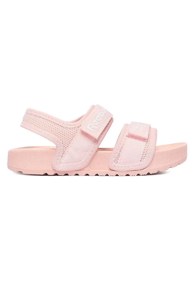 Sandale fete,  velcro, roz, textil