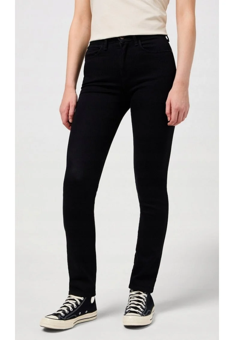 Blugi dama  SLIM Noir, bumbac/elastan, negru