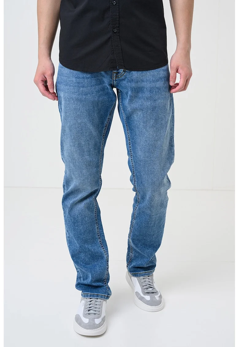 Blugi slim-fit Oregon, Albastru oceanic