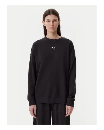 Bluza dama,  304582189, Bumbac/Poliester reciclat/Bumbac, Negru, Negru