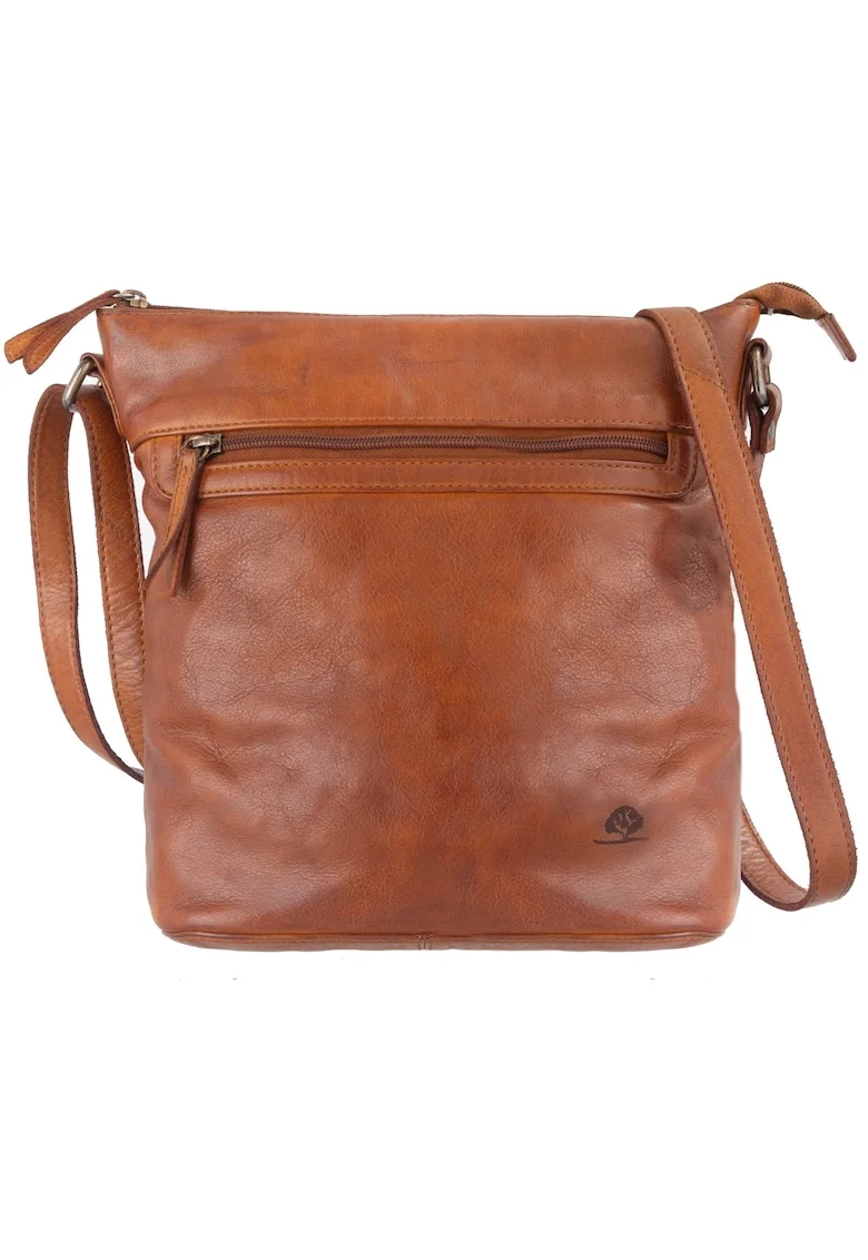 Geanta umar dama piele naturala coniac 28 x 28 cm, Torro Lavado,