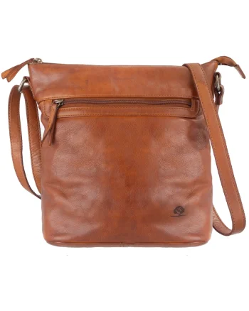 Geanta umar dama piele naturala coniac 28 x 28 cm, Torro Lavado,