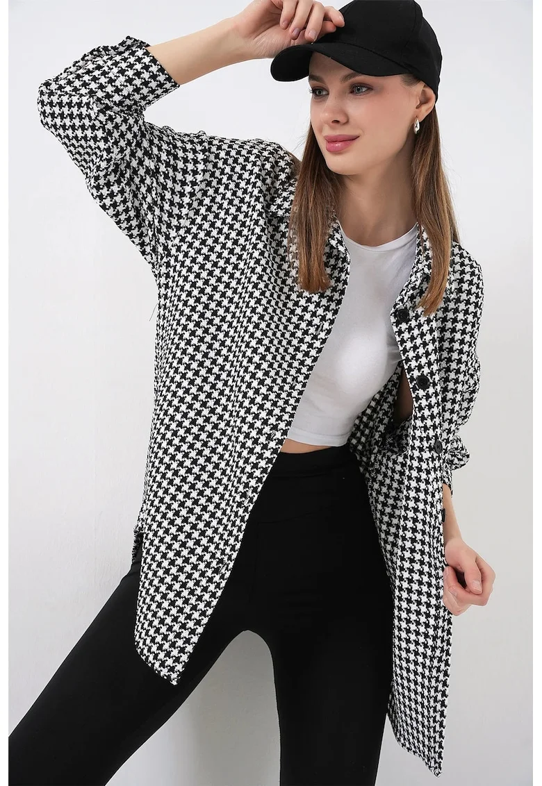 Camasa  Regular Fit, negru, textil