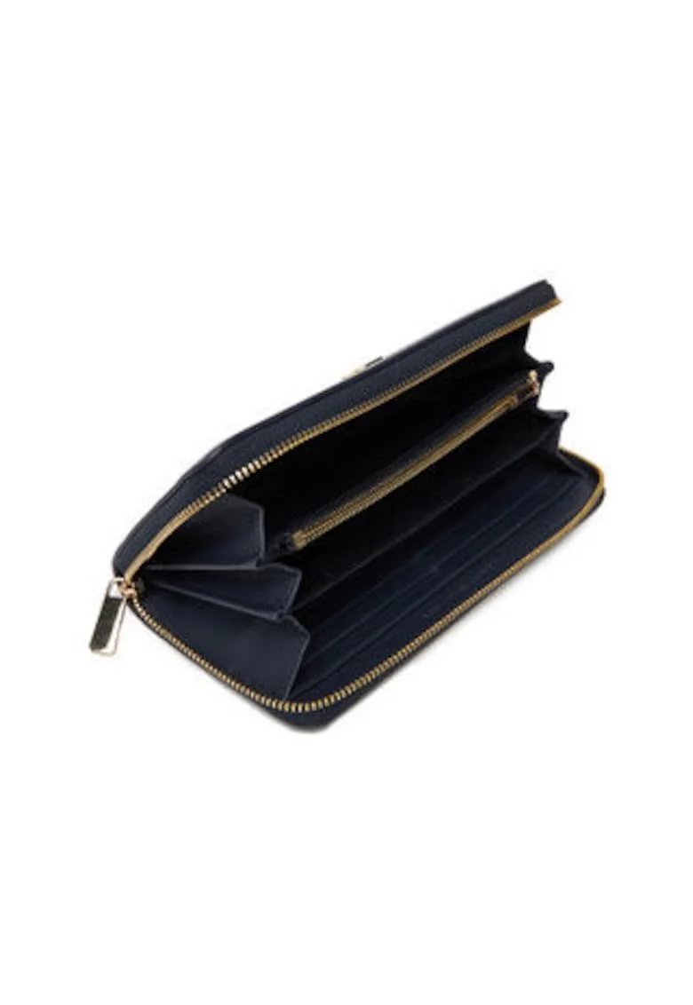 Portofel dama,  piele ecologica, negru, universal