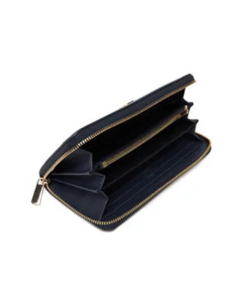 Portofel dama,  piele ecologica, negru, universal
